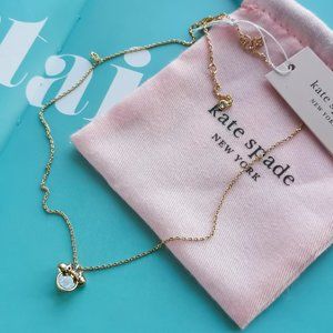 Kate Spade Minnie mouse zirconia disney necklace